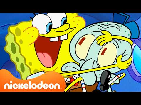 Squidward Snaps at EVERYONE in Bikini Bottom! 😤 | SpongeBob SquarePants | Nickelodeon UK