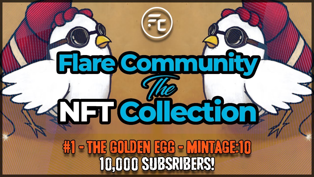 I am delighted to introduce the first NFT in the Flare Community collection - "The Golden Egg".

To mark the historic day we surpassed 10,000 subscribers of the Flare Community YouTube Channel I present you with the rarest NFT in the collection.

This NFT is dedicated to the very generous Moon Chikun as a sign of respect and appreciation on behalf of the entire Flare Community and many others who have been blessed to meet you.

You are one of a kind Moon Chikun and truly inspirational, this NFT is eternal and will serve as a memory, for me personally, to always give back to the community, #ShareTheLove

This will be minted shortly after the premiere of this video, you can find it on my Rarible page here:
https://rarible.com/flarecommunity

Please note, this NFT is extremely rare and for that reason, will have limited availability, there will only ever be one of these for sale (from myself) at any given time.

I will be announcing how / when they are sold in an upcoming livestream, stay tuned!

You can check the extremely talented NFT Riddler's website here containing all his artwork:
https://nft-riddler.art/ 

Join the Flare Community YouTube channel to get access to perks:
👉https://www.youtube.com/channel/UCXDchDJ0Tkbh3muRuzaTTDw/join

🔥 Register for Bitrue to buy $FLR: https://bit.ly/bitrue-flare
🔥 Follow me on Twitter: https://twitter.com/CommunityFlare
🔥 Flare Network Official Site: https://flare.xyz/

---------------------------------------------------------------------------------------------------

Come join the Flare Community Discord Family!
👉https://discord.com/invite/flarecommunity

---------------------------------------------------------------------------------------------------
#FlareCommunity #FlareFinance #UnlockingValue