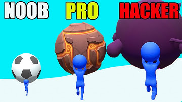 NOOB vs PRO vs HACKER - Snowball Run