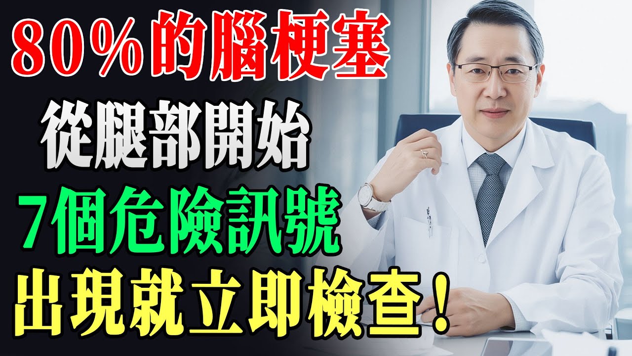 醫師緊急警告  70歲把「腿3變」當老化，死亡率暴衝第一！察覺立即119，99%長輩都不知道7前兆 !
