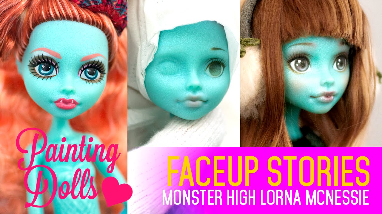 Repainting Monster High Lorna McNessie [GIVEAWAY] - YouTube