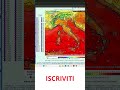 PREVISIONI METEO PER LUNEDI PRIMO SETTEMBRE