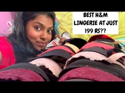 Lingerie under 200 Rs? H&M Lingerie Haul & Review - Best & Cheap Lingerie  for 199 Rs