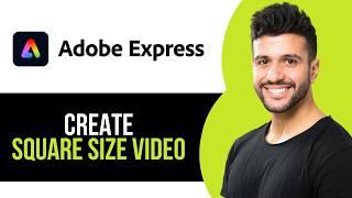How to Create Square Size Videoclip in Adobe Express Video screenshot 1