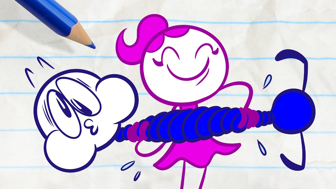 Pencilmate Tries to RELAX and Get a MASSAGE! | Pencilmation | Animated Cartoons