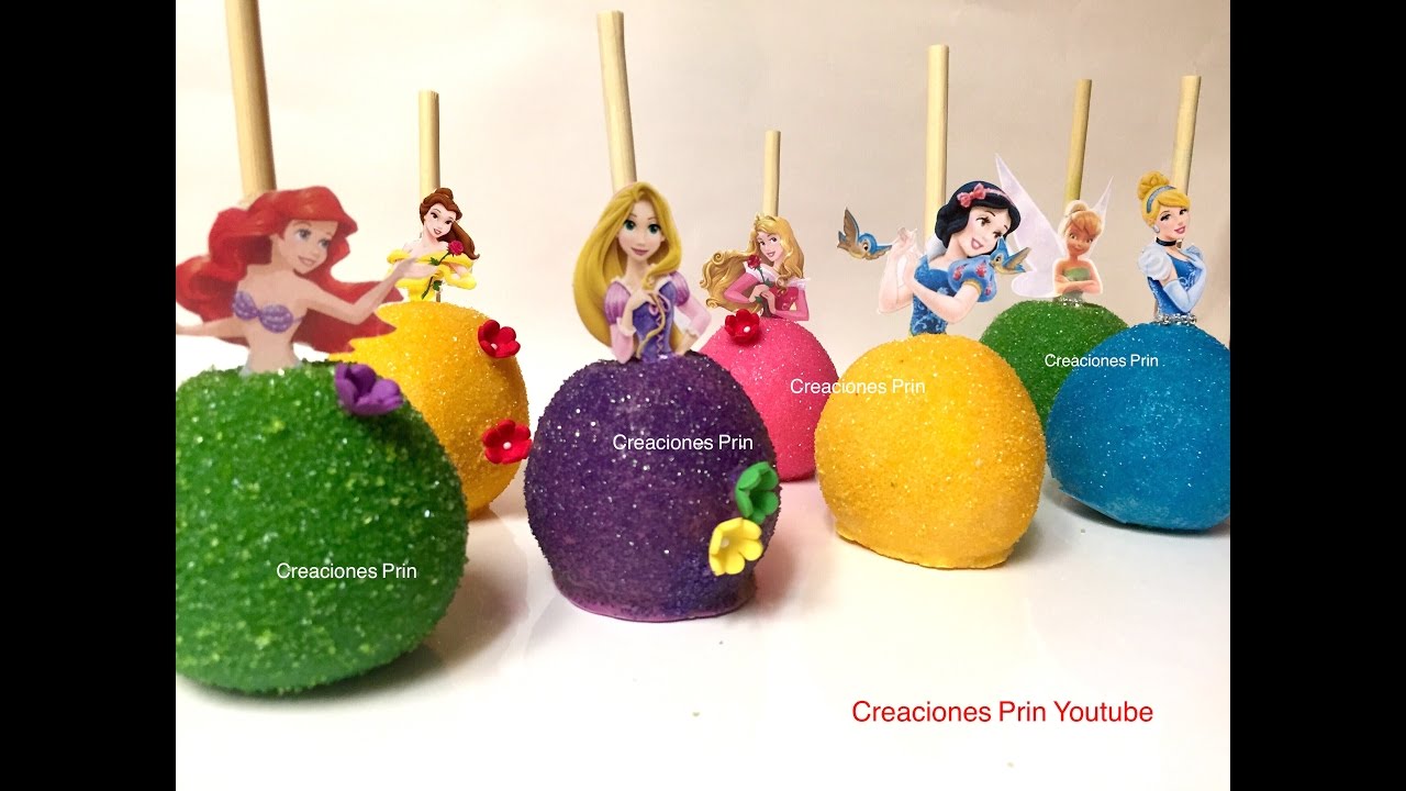 Manzanas de Princesas con Chocolate