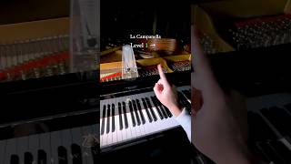 3 levels of La Campanella #piano #classicalmusic #lacampanella #liszt #pianocover Paul 