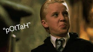 every time draco malfoy says “pottah”