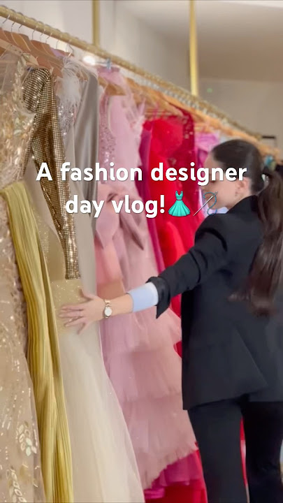A fashion designer day vlog✨👗🪡