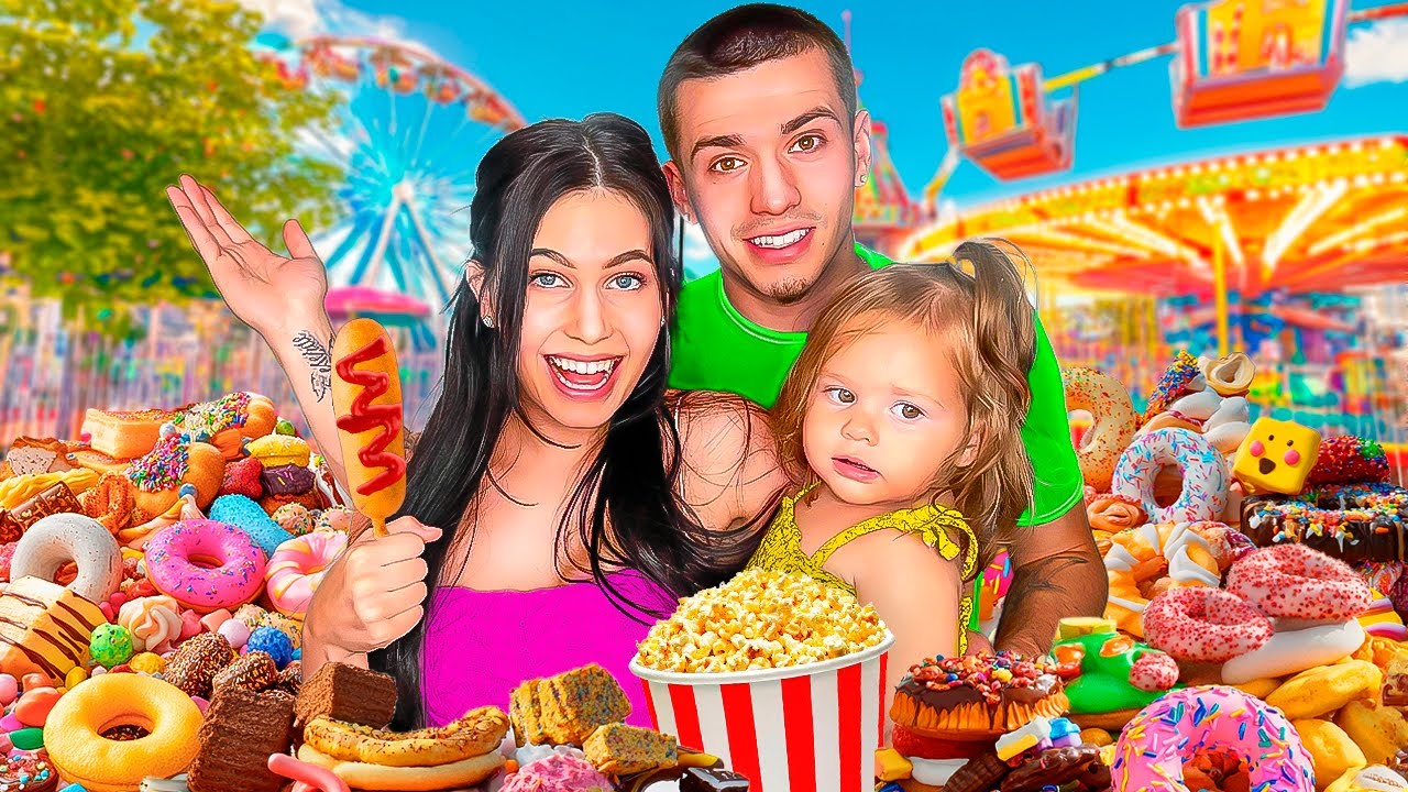 Eating Only Carnival Food For 24 Hours!