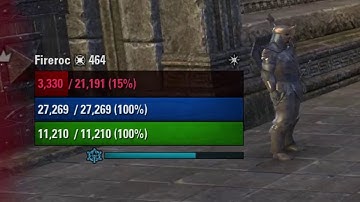 ESO health bug?