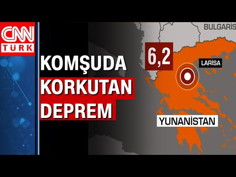 Yunanistan'da 6.2 büyüklüğünde deprem!