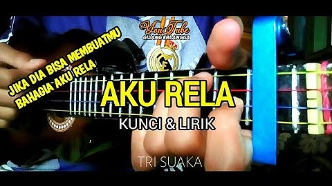 TRI SUAKA - AKU RELA COVER KENTRUNG SENAR 4 KUNCI & LIRIK || GILANG ERLANGGA