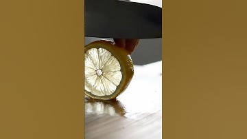 Slicing a Glass Lemon | Ultra Realistic ASMR Visuals 😎 #asmr  #glass #satisfying  #aiaudio