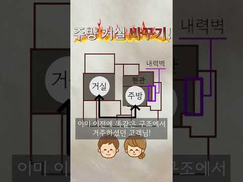 30평에 50평 주방을 넣는 방법! Feat.주방거실바꾸기