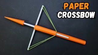 ORIGAMI CROSSBOW / EASY PAPER CROSSBOW MAKING STEP-BY-STEP