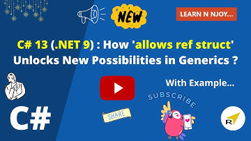 C# 13 (.NET 9) | How 