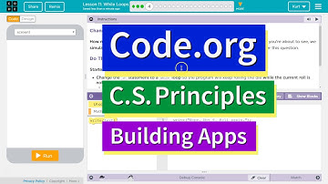 While Loops Lesson 11.4 Tutorial with Answers Code.org CS Principles
