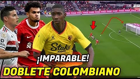 ¡IMPARABLE! COLOMBIANO MARCA DOBLETE GOLAZO - YASER ASPRILLA SORPRENDE - JAMES FINAL - LUIS DIAZ