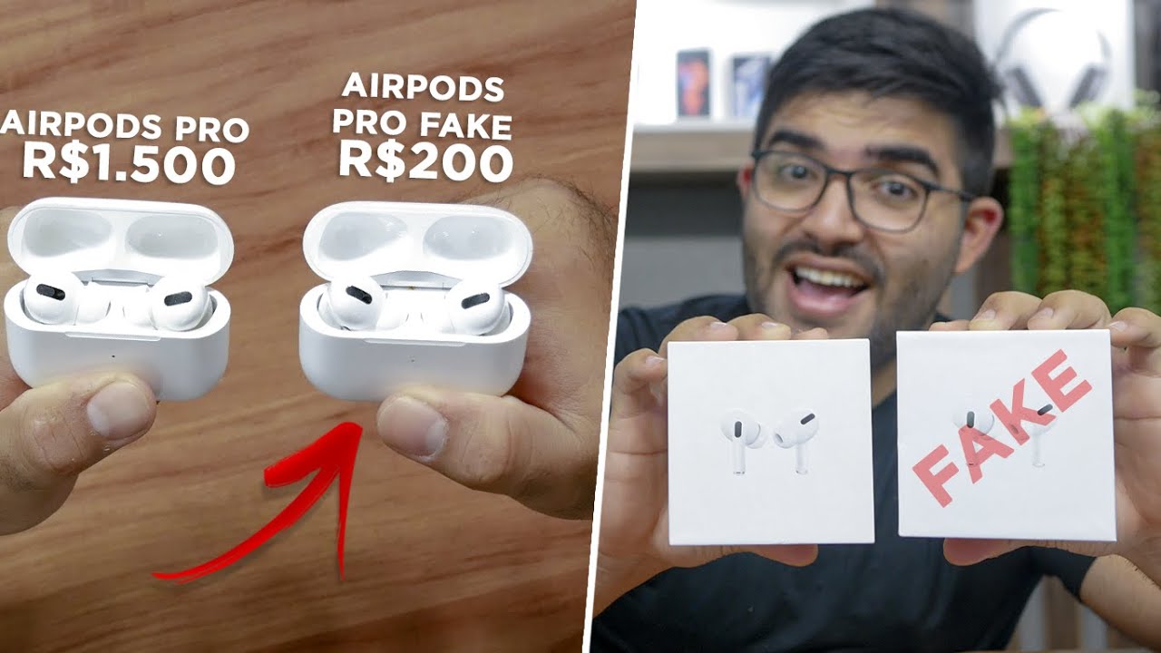 SURREAL! Comprei os AIRPODS PRO da Apple de R0! Economizei muito e a diferença não é tão grande!