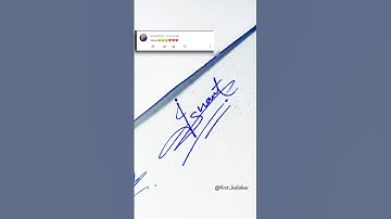 Ishant Name Signature Style 🌟💖#signaturestyle #shorts