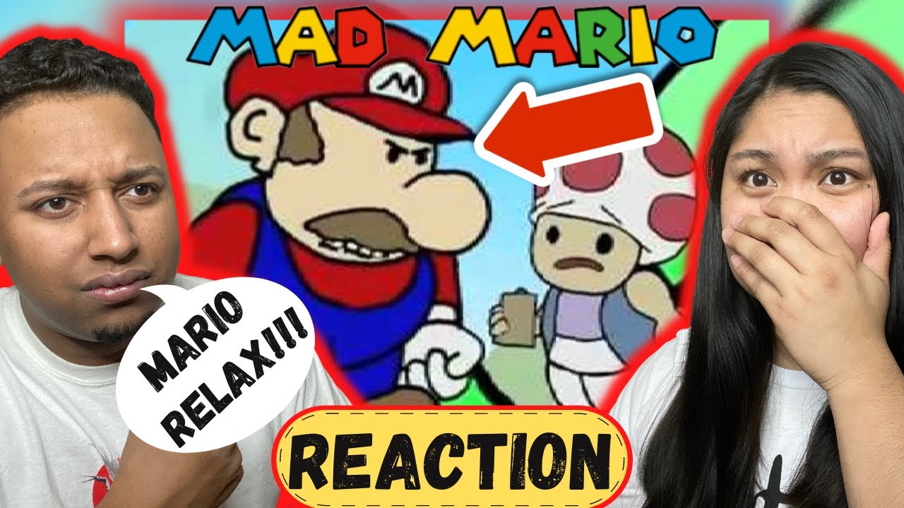 MARIO NEEDS TO CALM DOWN! | Mad Mario 1-5 | Couple Reacts
