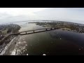 Архангельск полёт над мостом