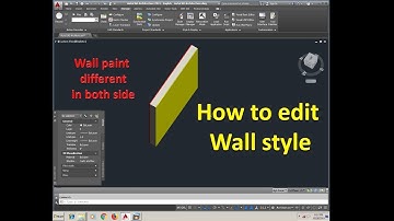 Autocad Architecture: Wall Style how to create and edit the wall style in autocad Architecture