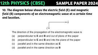 The diagram below shows the electric field (E) and magnetic field (B) components of an electromagnet The diagram below shows the electric field (E) and magnetic field (B) components of an electromagnet