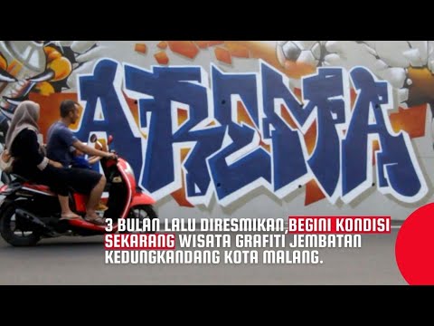 Menengok Kondisi Wisata Grafiti di Jembatan Kedungkandang Kota Malang