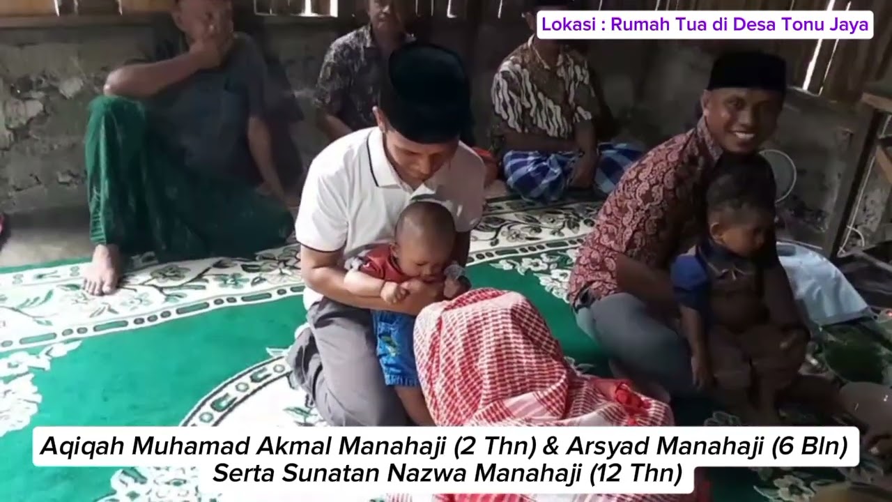 AQIQAH ANANDA AKMAL MANAHAJI_ARSYAD MANAHAJI & SUNATAN NAZWA MANAHAJI