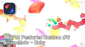 [ADOFAI Featured Custom #6] BilliumMoto - Ruby (by Pharah)