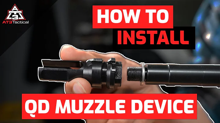 The BEST WAY To Install A Quick Detach Muzzle Device
