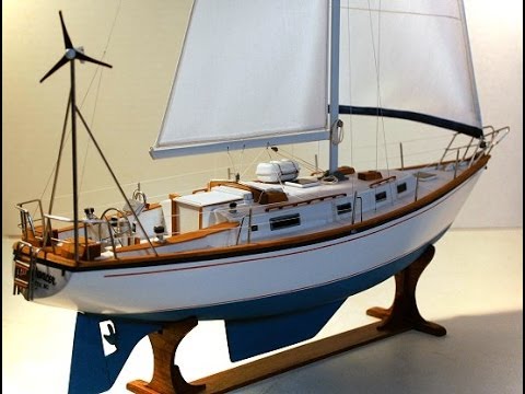 Morgan 384 Sailboat Model - YouTube