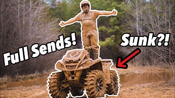 FULL SENDING my Can-Am OUTLANDER! *IT DIED IN WATER*