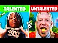 Talented vs untalented rappers 2021