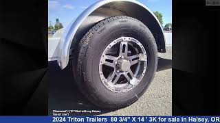 Athlete Statistics Spectacular 2024 Triton Trailers  Utility Trailer For Sale in Halsey, OR