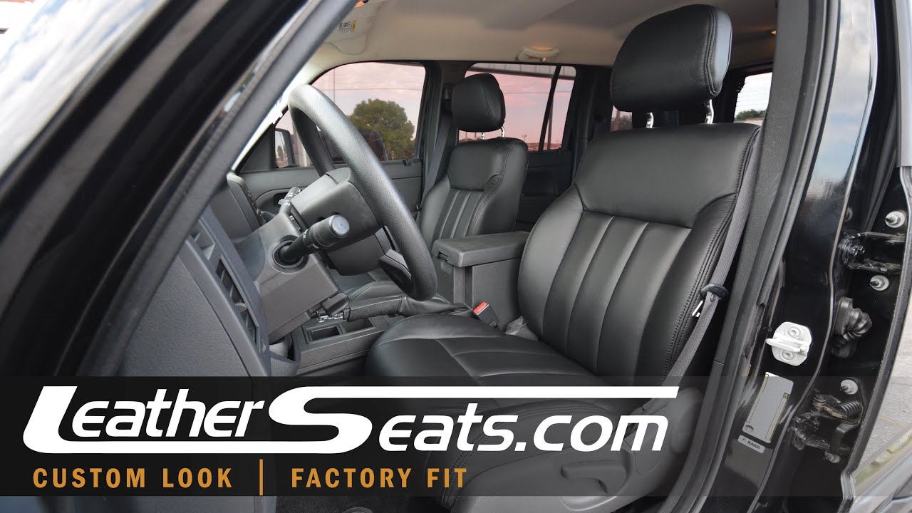 2010 2012 Custom Jeep Liberty Leather Seat Interior Kit Leatherseats Com