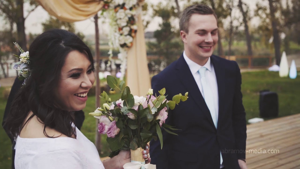 Красивая свадебная регистрация в Алматы