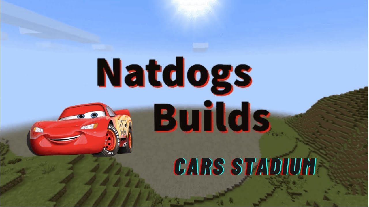 Minecraft Build - Pixar Cars Stadium - #1 Stadium and Seating!! - YouTube