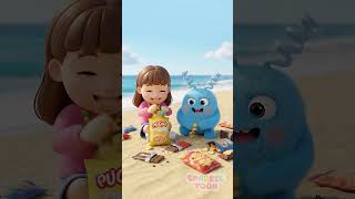 🏖️ Beach Behavior Time! Make Smart Choices Every Day 😇 #KidsLearning #Shorts