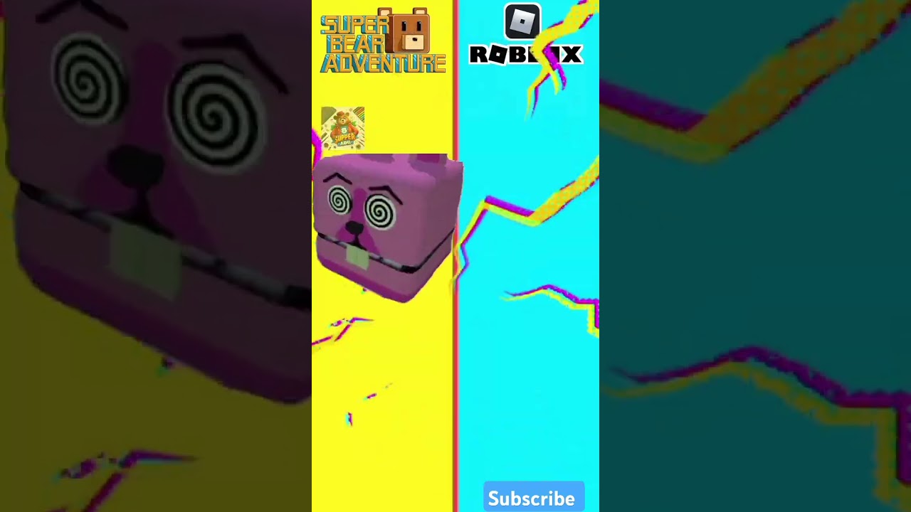 Super Bear 🐻 Adventure VS Roblox 😎 Characters 🤨 