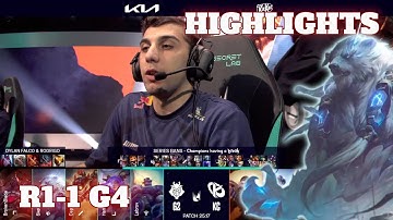 KC vs G2 - Game 4 Highlights | Round 1 LEC Summer 2025 Playoffs | Karmine Corp vs G2 Esports G4