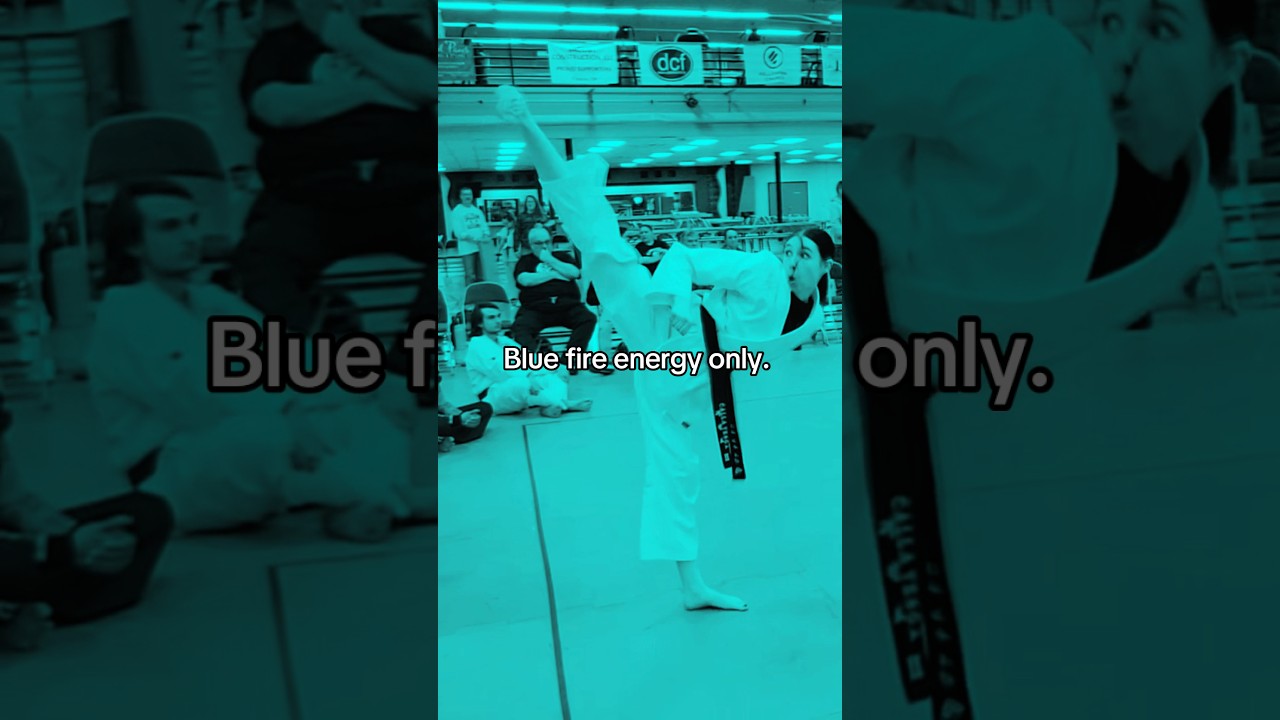 AFRAID OF FIRE? | Ms Verga #kata #blackbelt #itftaekwondo #femalemartialartist