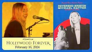 Reverend Kristin Michael Hayter @ Masonic Lodge at Hollywood Forever 02-16-2024 Full Set