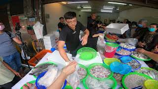 當令澎湖小卷最高紀錄一天30箱 中彰海王子海鮮拍賣桃園大園海鮮叫賣