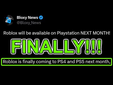 Roblox - PS4 and PS5 Reveal Trailer 