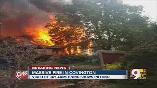 Fire spreads to four Covington houses