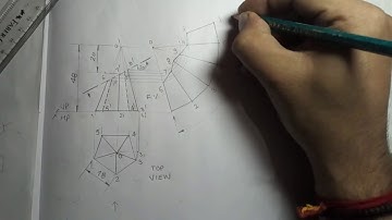 (11.15) Development of Truncated Pentagonal Pyramid