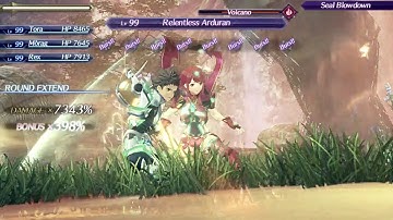Xenoblade Chronicles 2 New Game Plus 1.4 - Pyra Lv4 Special Damage Caps